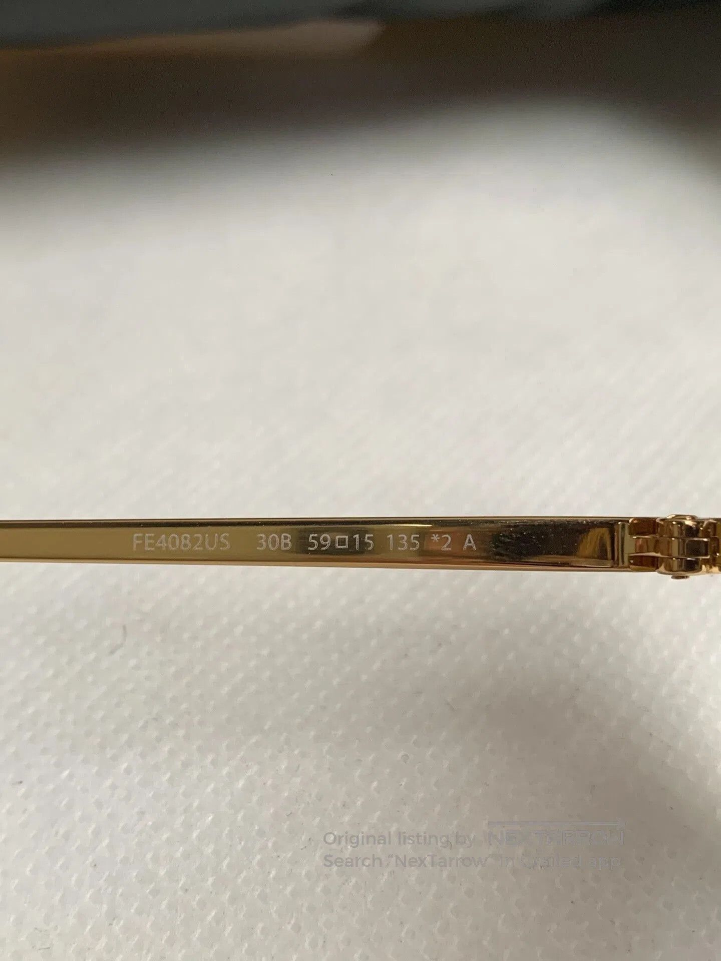 Fendi FENDI Gold Frame Sunglasses. Size ONE SIZE - 8 Thumbnail