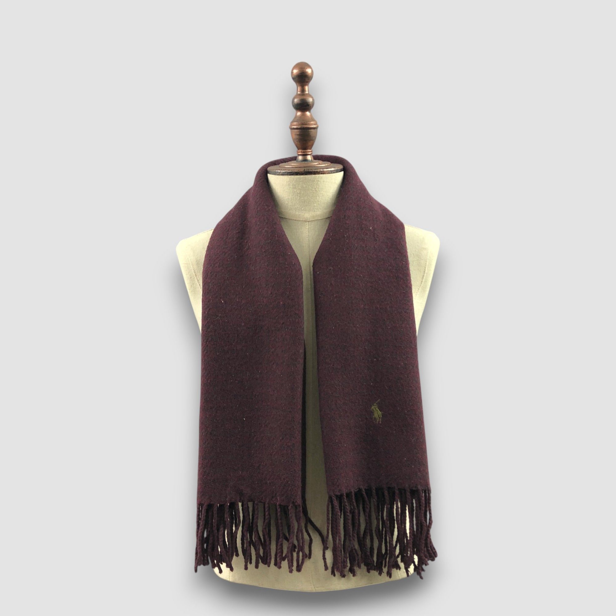 Ralph Lauren Vintage Ralph Lauren Scarf Muffler Wool Stole Shawls Scarves Size ONE SIZE - 1 Thumbnail