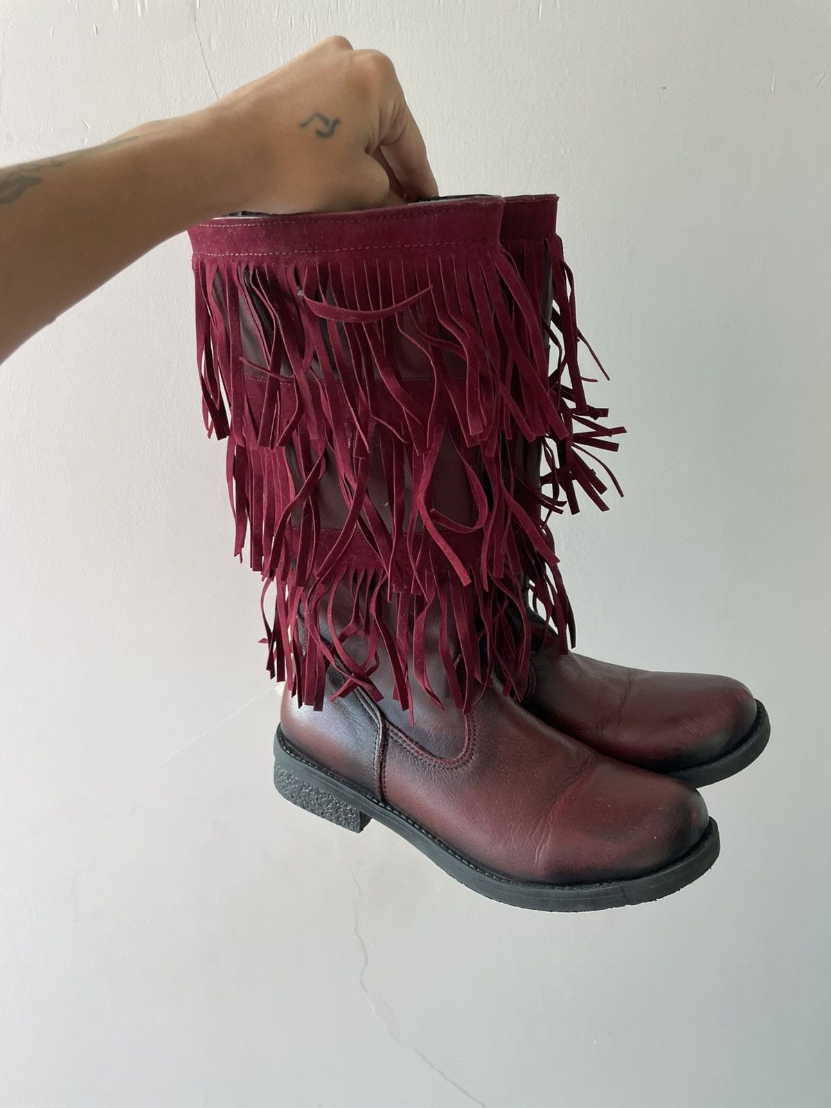 Vintage y2k leather boots Size US 6 / IT 36 - 2 Thumbnail