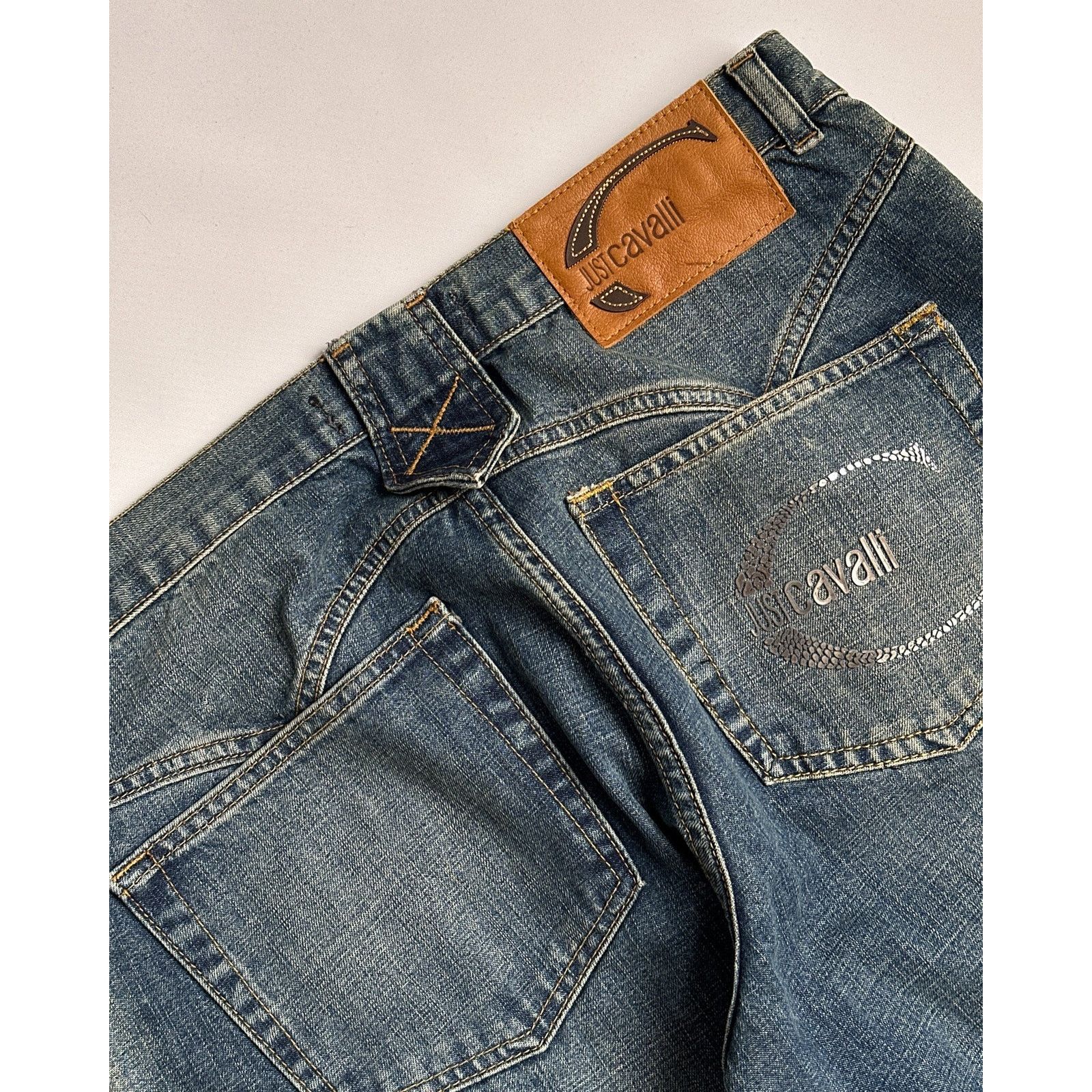 Just Cavalli Cavalli Straight Jeans Size US 32 / EU 48 - 4 Thumbnail