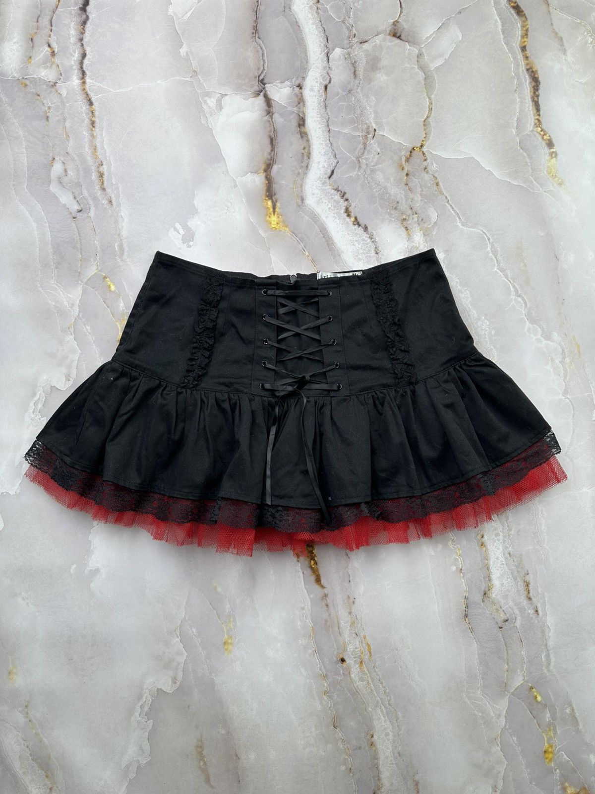 Japanese Brand Vintage Flared Mini Skirt Size 29" - 1 Thumbnail