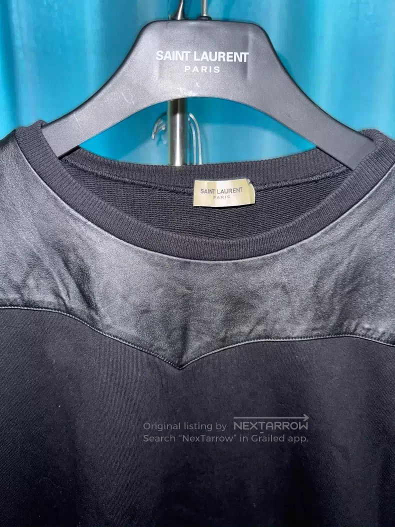 Saint Laurent Paris Saint Laurent Paris Classic Black Label Leather Patchwork Size US XL / EU 56 / 4 - 2 Thumbnail