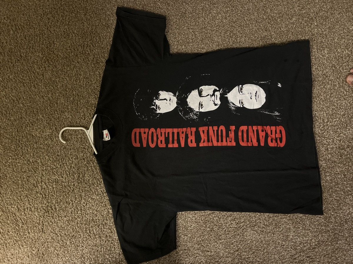 image of Band Tees Grand Funk Railroad Vintage T-Shirt in Black, Men's (Size Large)