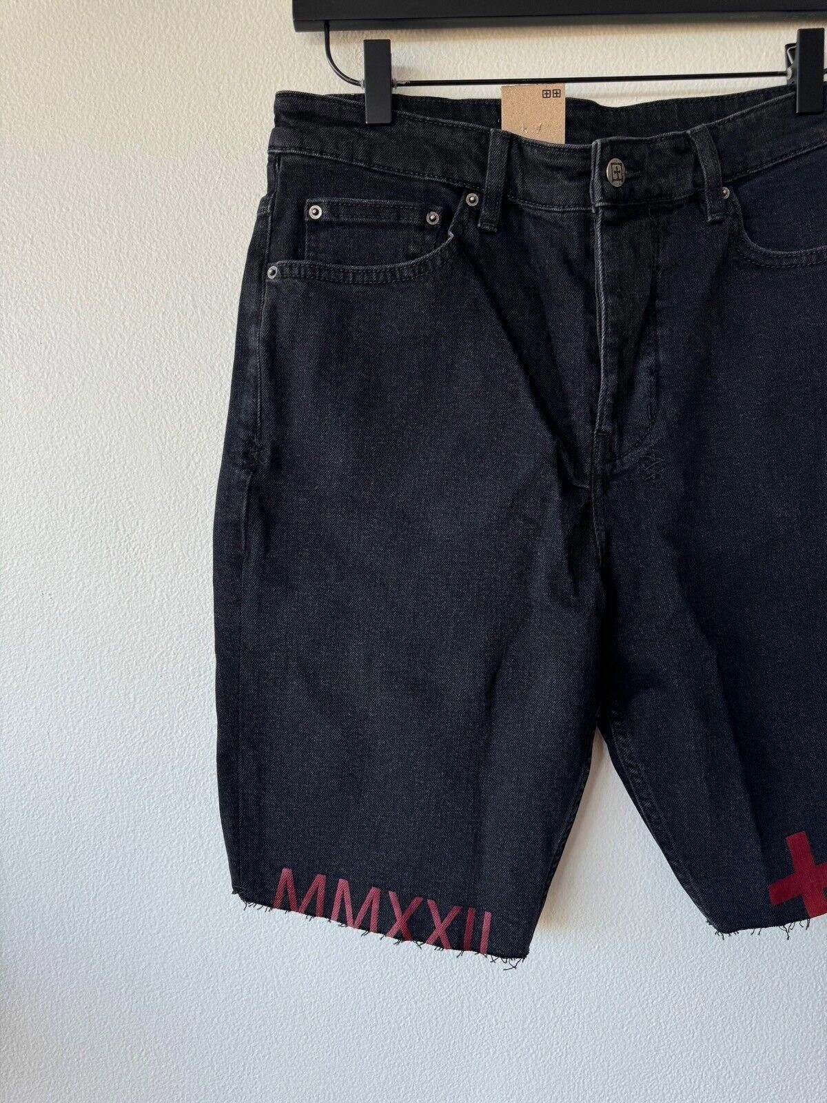 Ksubi new Ksubi mens denim Wolf Short 31 black world tour red Size US 31 - 2 Thumbnail
