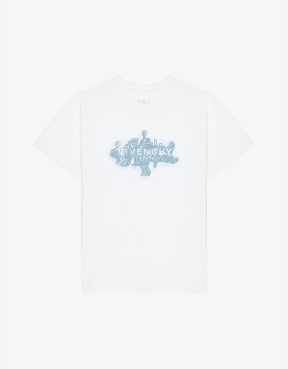 Givenchy Givenchy White Reverse Logo Hubert Objects Print T-Shirt Size US XL / EU 56 / 4 - 1 Thumbnail