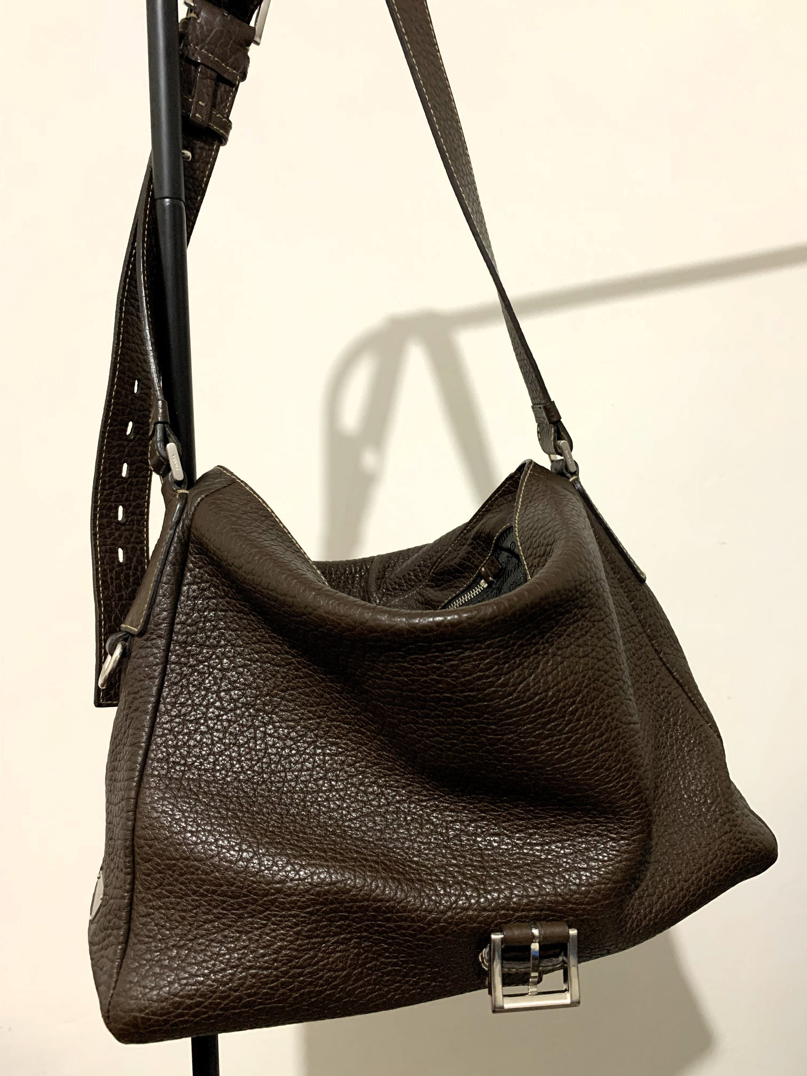 Prada Leather Messenger Bag Size ONE SIZE - 2 Thumbnail