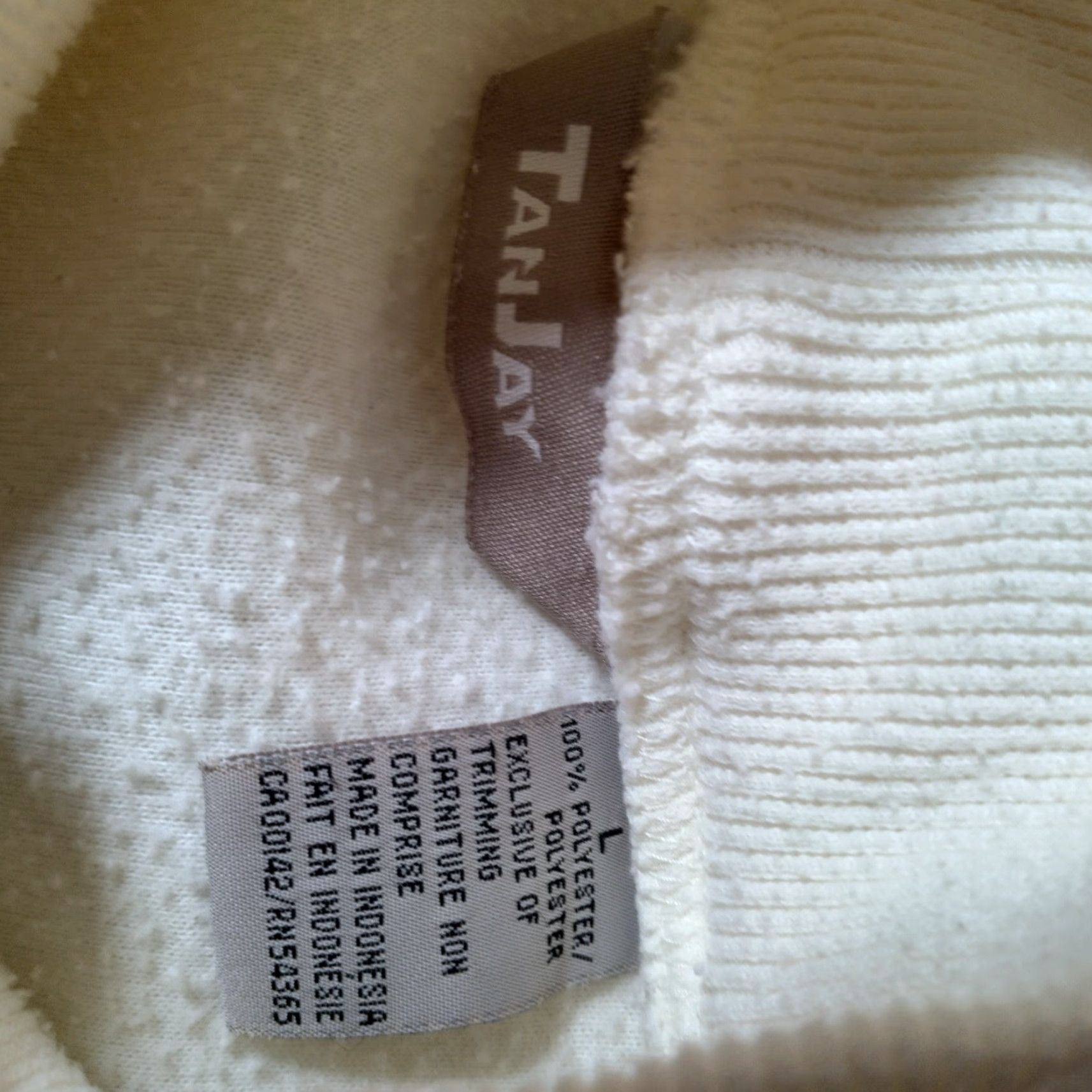 Vintage VINTAGE TanJay Sweatshirt Skiing Winter Cream Fleece Crew Neck Long Sleeve Pullover Women's L Classic Embroidered Ski Cabincore Size L / US 10 / IT 46 - 5 Thumbnail