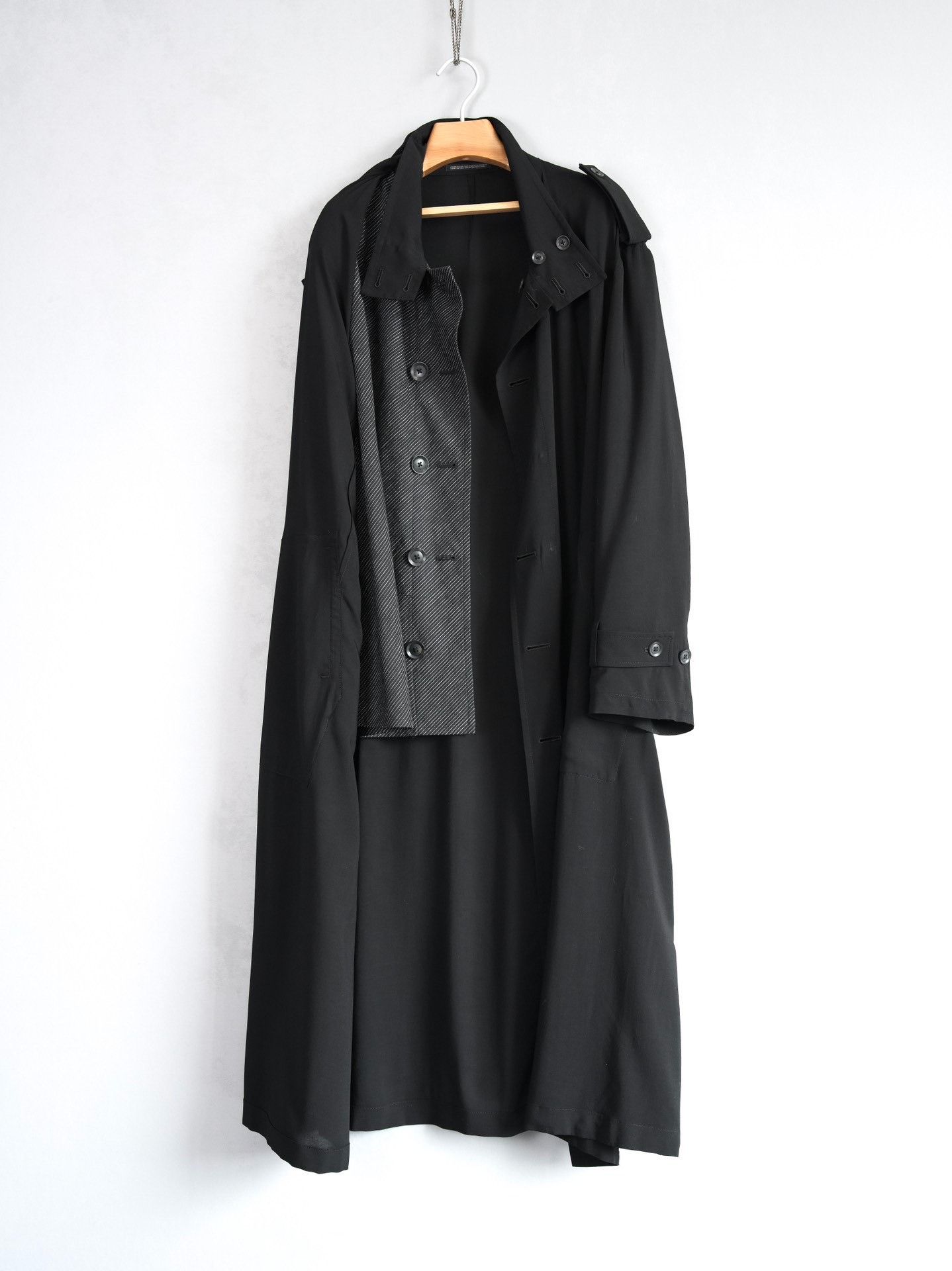 Yohji Yamamoto Yohji Yamamoto 22SS Double-Layer Military Coat Size US M / EU 48-50 / 2 - 1 Thumbnail