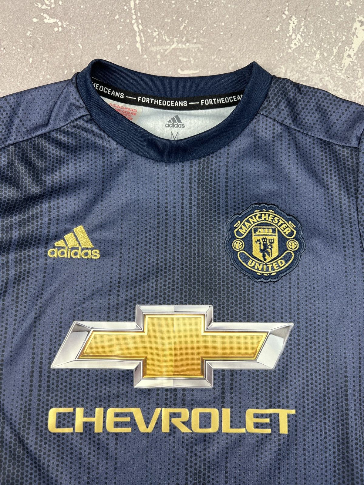 Adidas 2018/2019 Adidas Manchester United Third Shirt Jersey Youth Size US XXS / EU 40 - 3 Thumbnail
