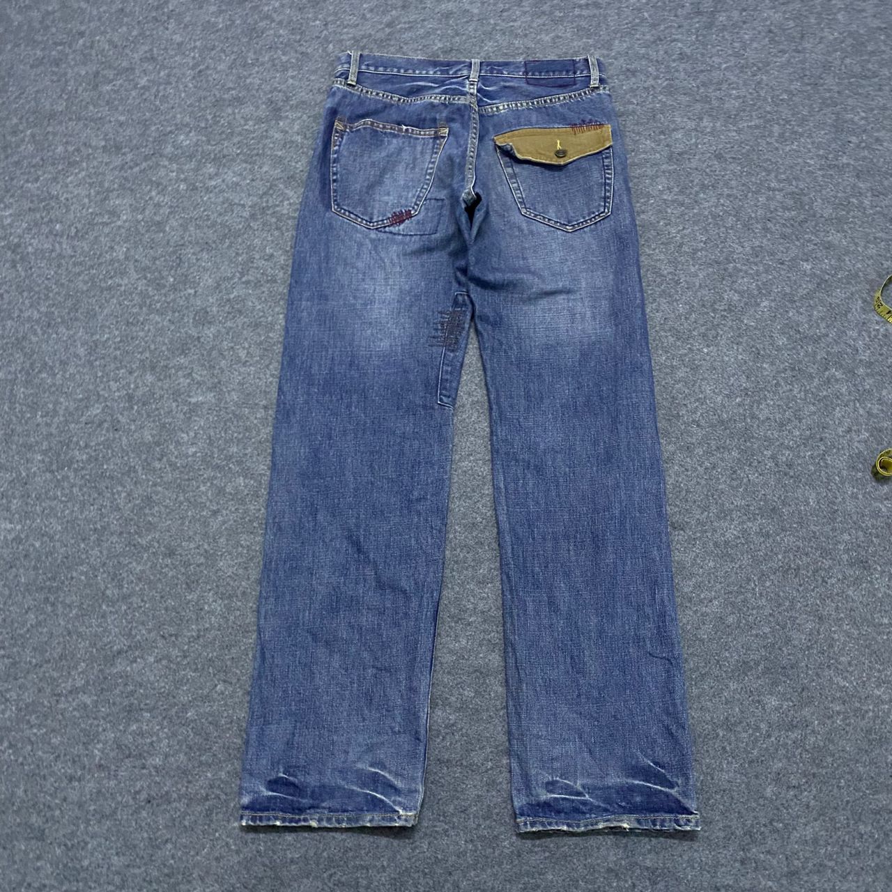 If Six Was Nine 💥Best Offer💥Spice Island Patchwork Distressed Denim Size US 32 / EU 48 - 2 Thumbnail