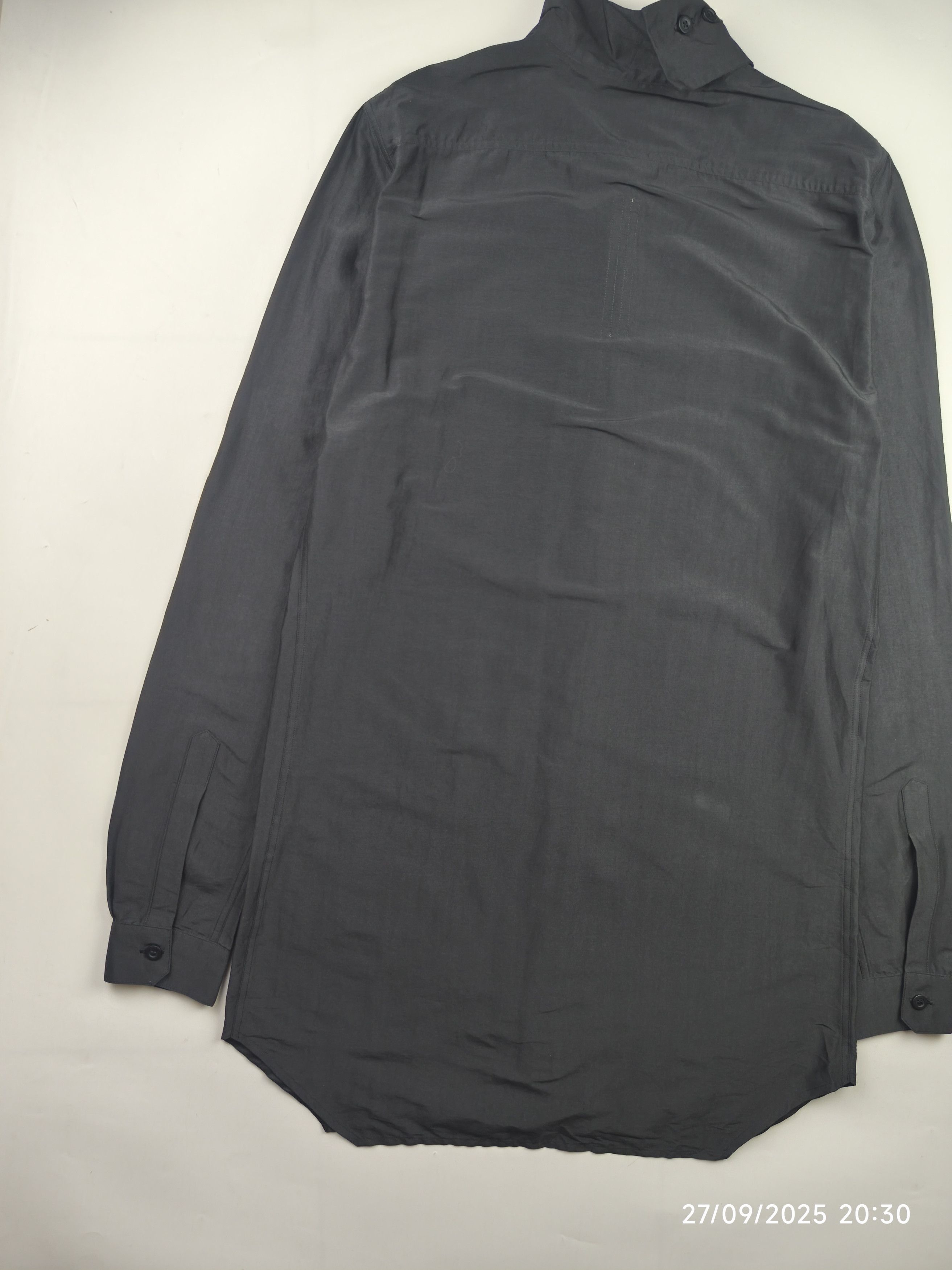 Rick Owens Rick owens mainline cyclops S/S 16 highneck silk shirt Size US M / EU 48-50 / 2 - 8 Thumbnail