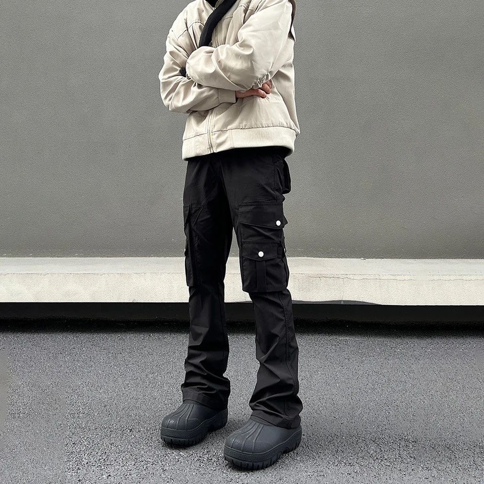 Japanese Brand × Vintage Cargo Pants Men Streetwear Y2k Multi-pocket Size US 29 - 3 Thumbnail