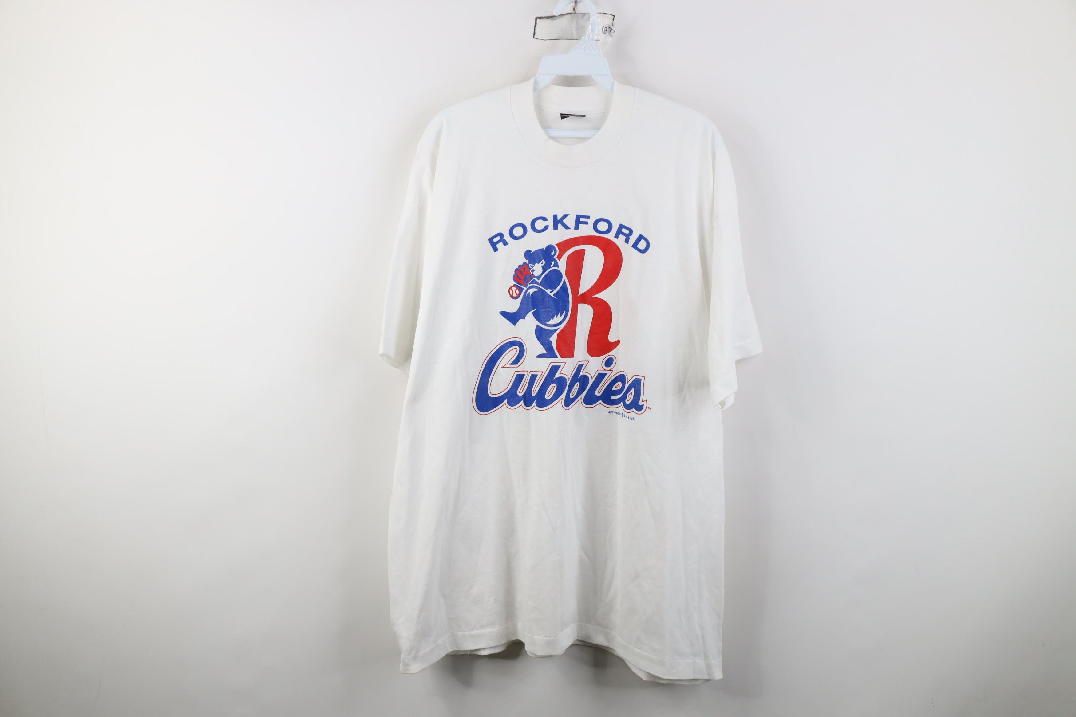 Vintage Deadstock Vintage 90s Minor League Baseball Rockford T-Shirt Size US XXL / EU 58 / 5 - 1 Thumbnail