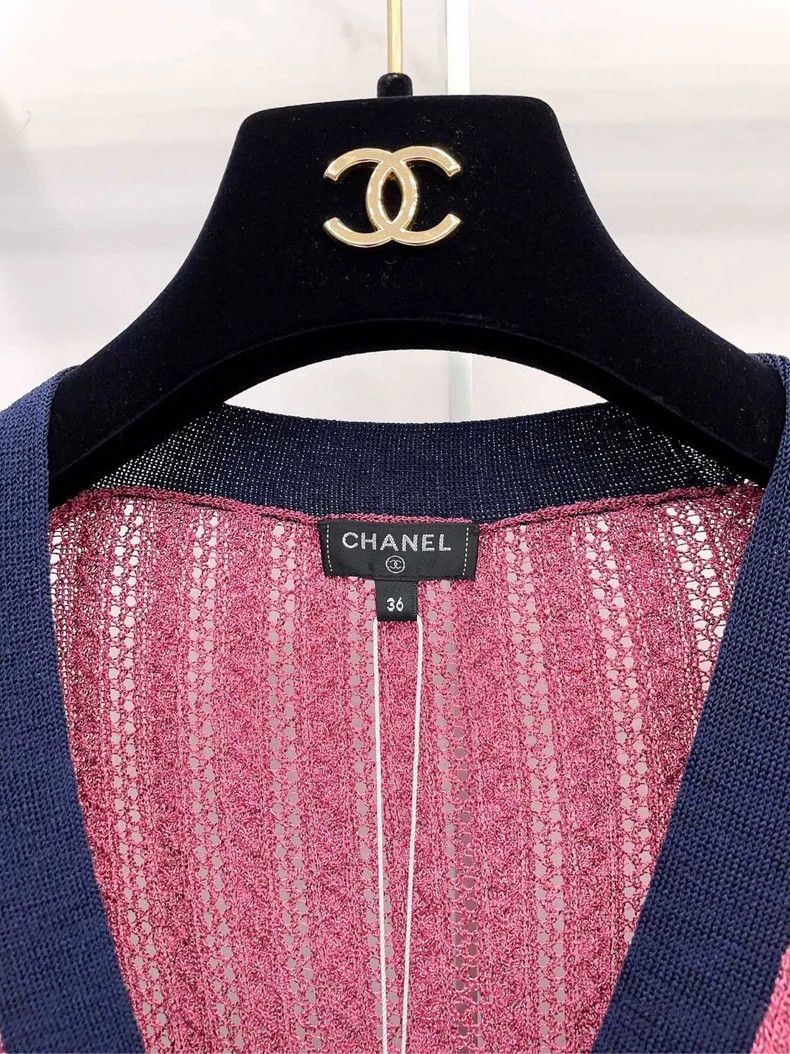 Chanel Chanel Color-blocked cardigan jacket 2504-Nextarrow Size XS / US 0-2 / IT 36-38 - 7 Thumbnail