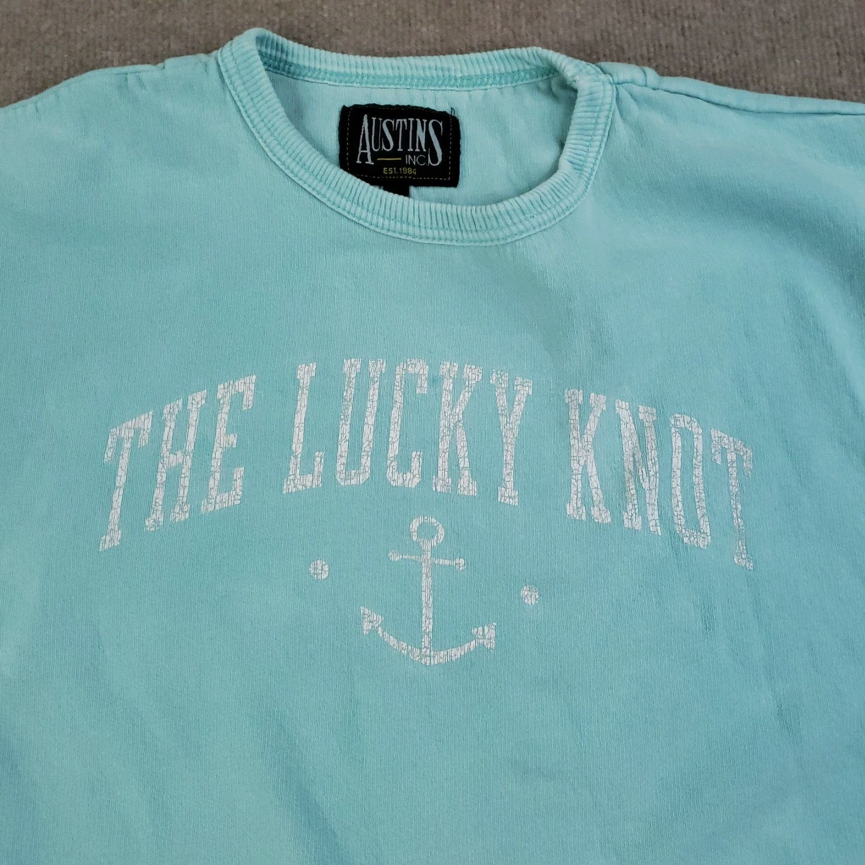 Vintage VINTAGE Austins The Lucky KNot Sweatshirt Womens Large Blue Crew Neck Long Sleeve Casual Size L / US 10 / IT 46 - 6 Thumbnail