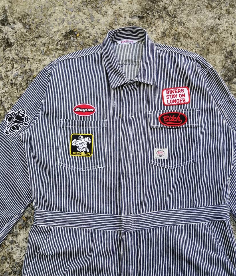 PERSON'S × Vintage Vintage Person's Hickory Stripes Overalls Size US 40 / EU 56 - 5 Thumbnail