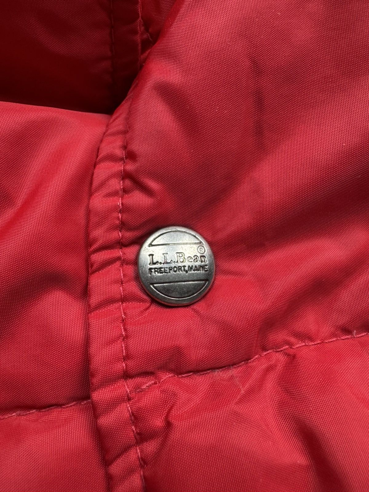 L.L. Bean Vintage 80’s 90’s Red LL Bean Puffer Vest Back To The Future Size US L / EU 52-54 / 3 - 2 Thumbnail
