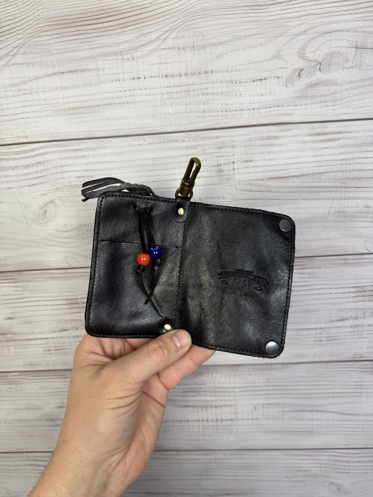 Ralph Lauren Double RL Leather Wallet RRL Wallet Size ONE SIZE - 3 Thumbnail