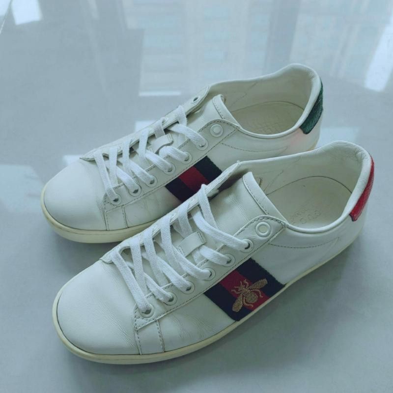 Gucci Gucci ACE Embroidered Fashion Sneakers for Women Size US 6 / IT 36 - 1 Thumbnail