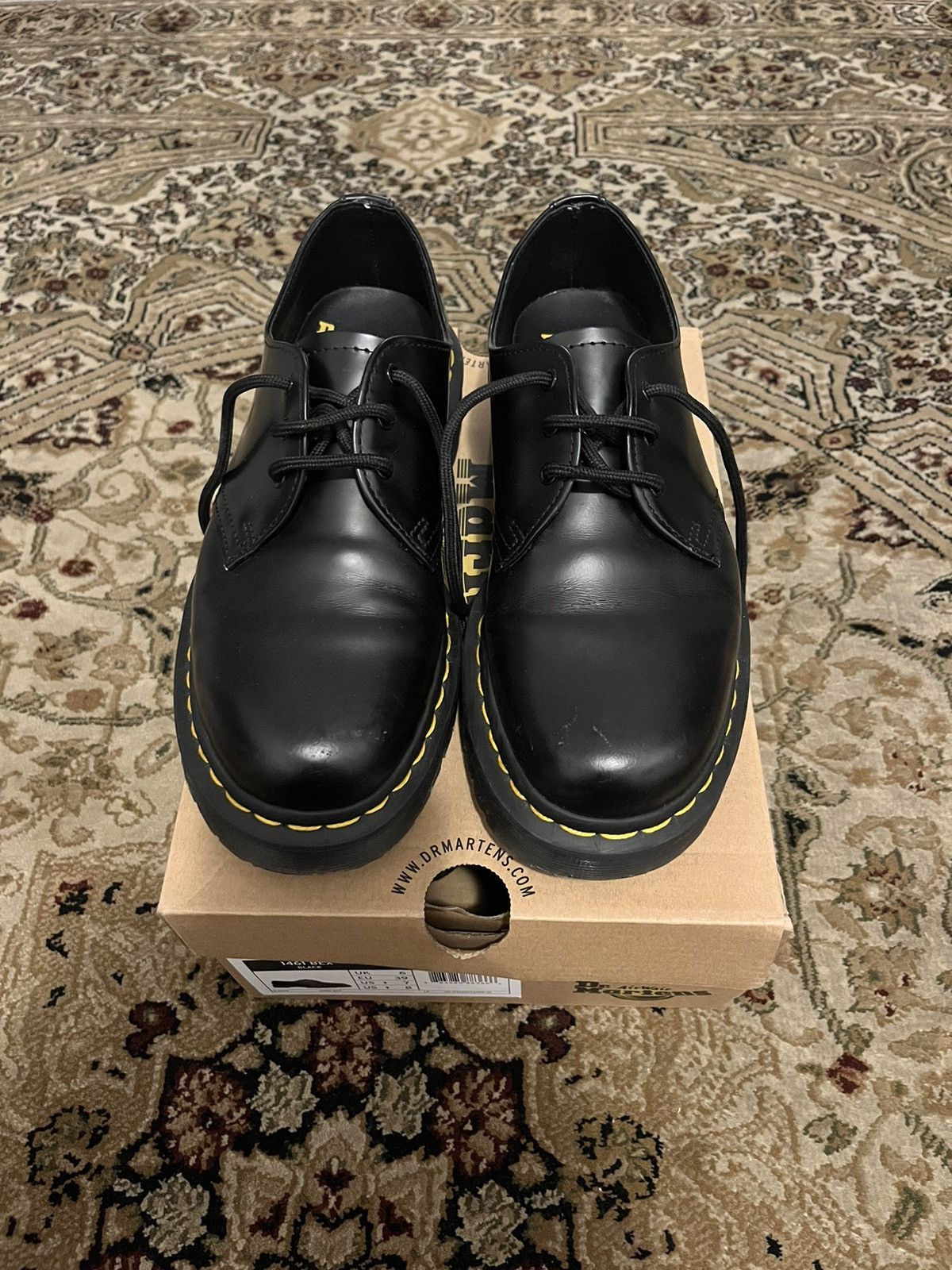 Dr. Martens × Vintage Dr. Martens 1461 Bex Smooth Leather Oxford Shoes Size US 7 / EU 40 - 1 Thumbnail