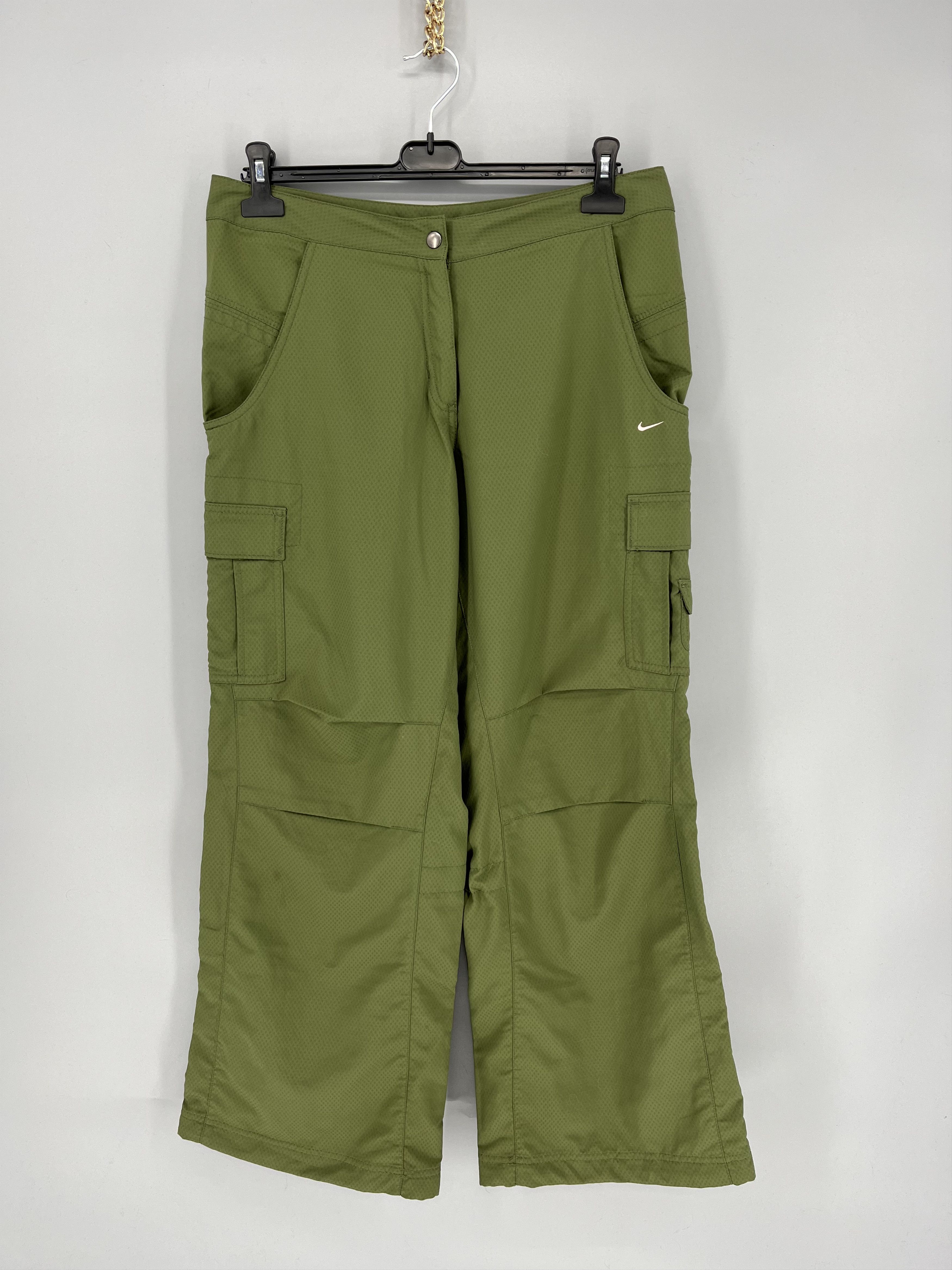Nike Vintage Y2K Nike Nylon Drill Track Pants NikeFit Size US 32 / EU 48 - 1 Thumbnail