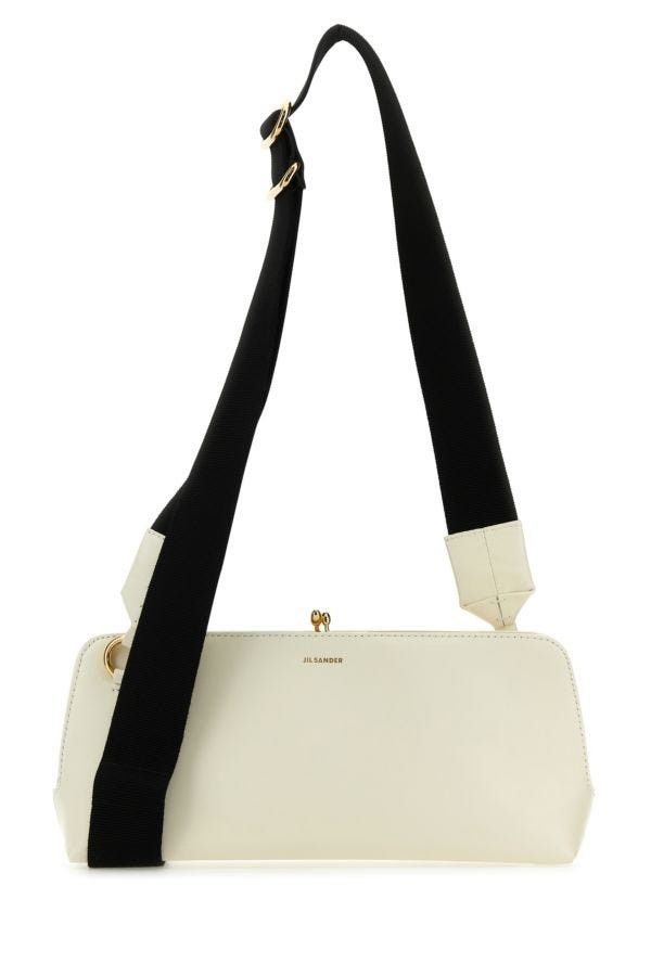 Jil Sander ホワイト Goji ポーチ Jil Sander o1loc1c1124 Size: OS/ Goji Crossbody Bag in White