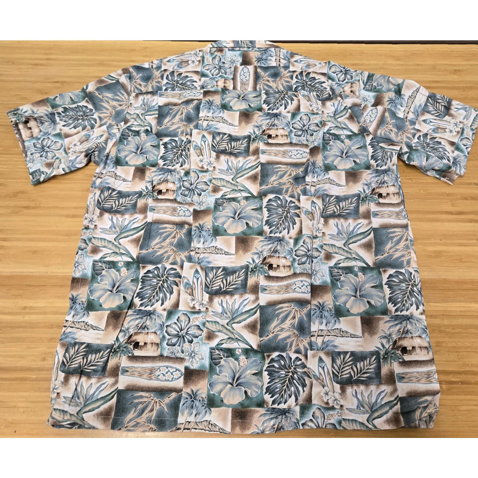 Vintage Pacific Legend Shirt Mens XL Blue Hawaiian Aloha Tropical Button Up Made USA Size US XL / EU 56 / 4 - 7 Thumbnail