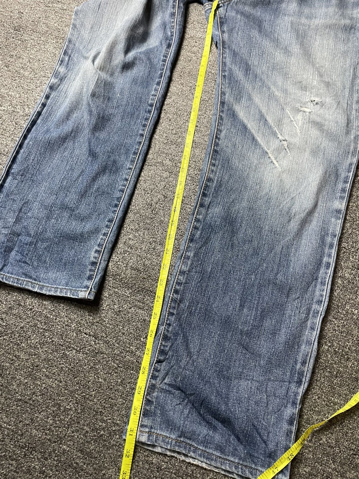Vintage × Wrangler WRANGLER Casual Straight Cut Jeans (92) Size US 30 / EU 46 - 6 Thumbnail