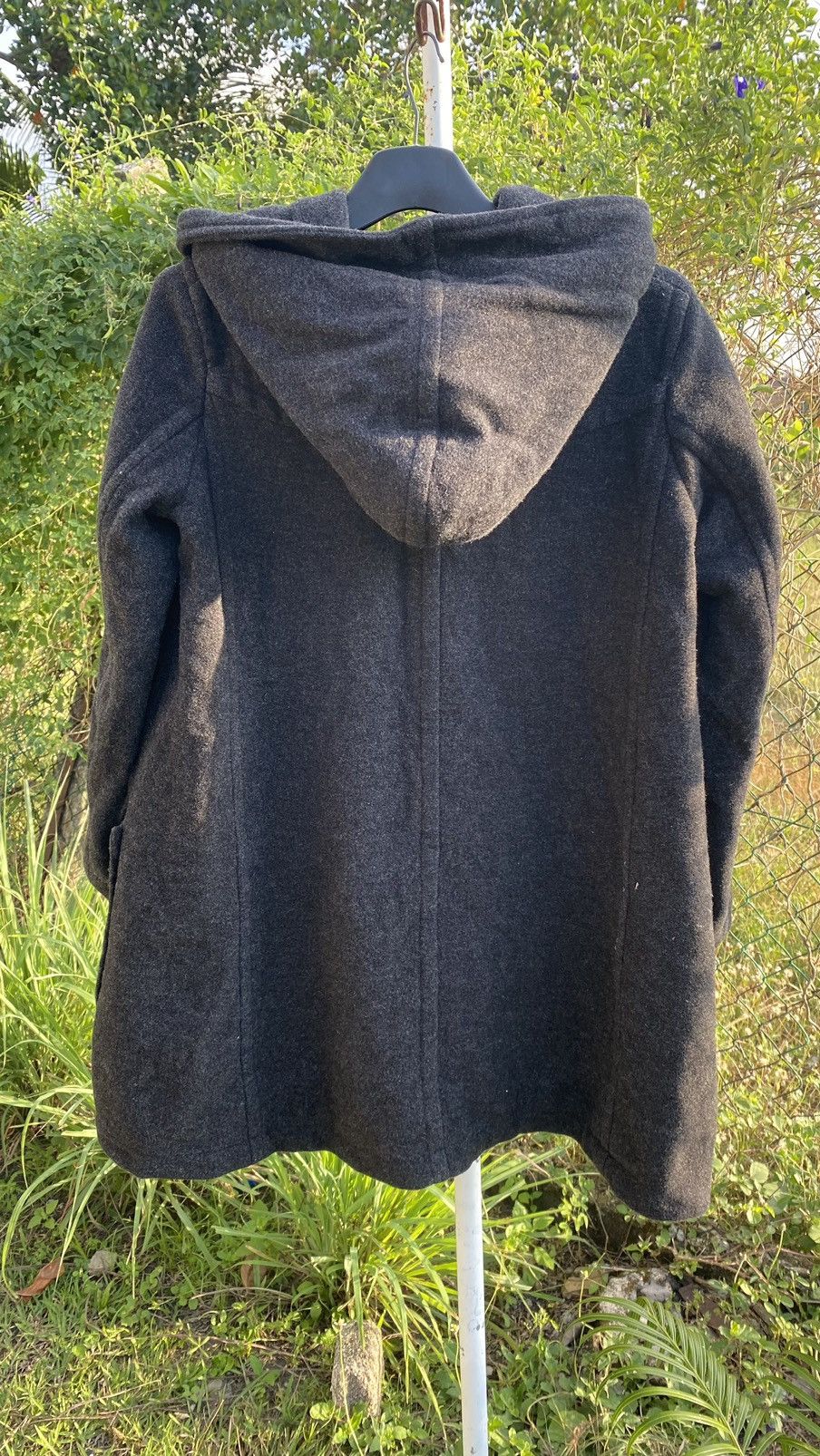 Issey Miyake Zucca Bonded Wool Hooded Coat Size US M / EU 48-50 / 2 - 2 Thumbnail