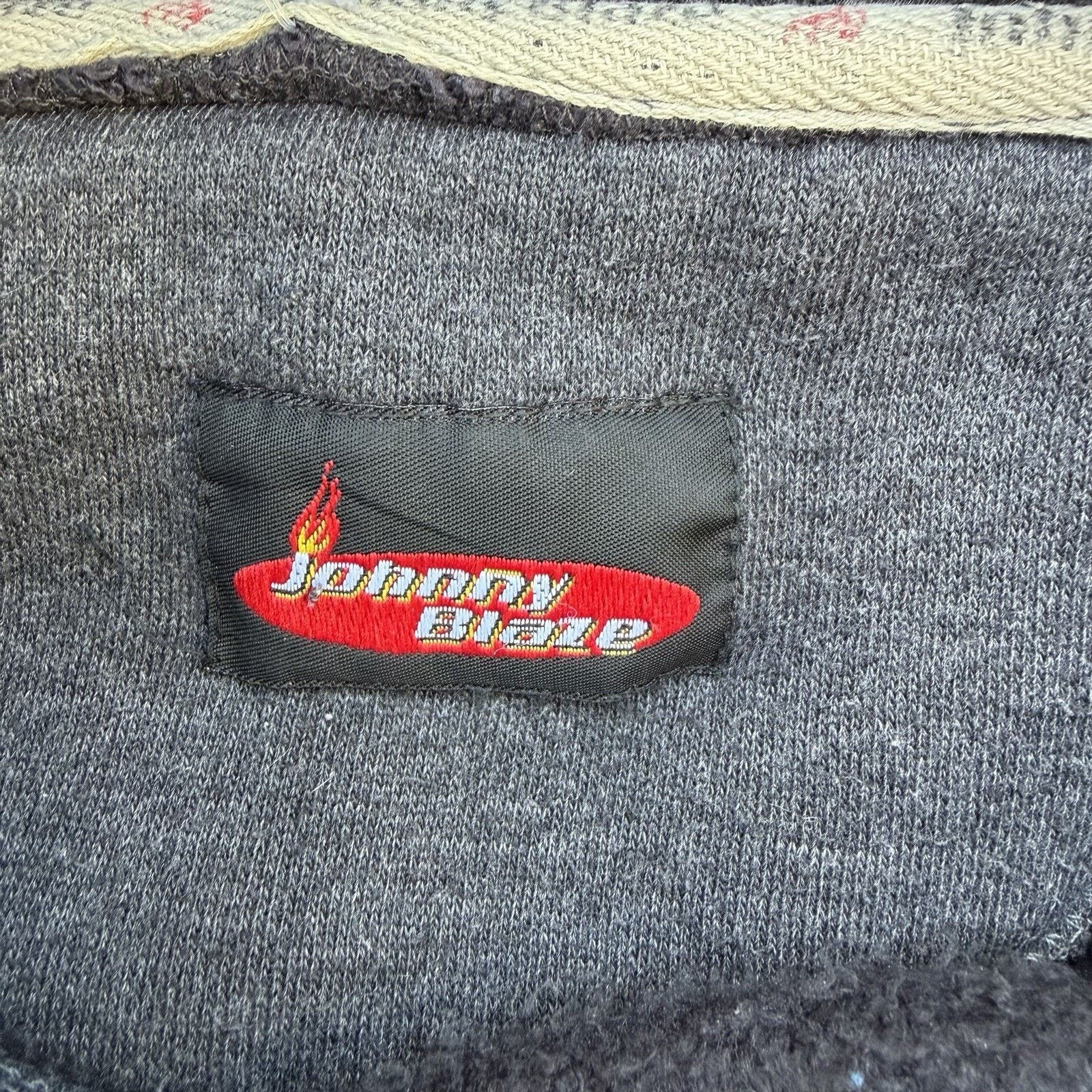 JNCO × Vintage Vintage Y2K Johnny Blaze Skull Flame Gray Charcoal Hoodie Size US XL / EU 56 / 4 - 5 Thumbnail