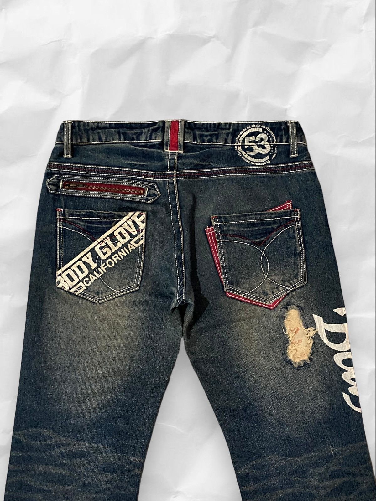Body Glove Vintage 2010 Body Glove Surf Emberoided Patches Jeans Size US 34 / EU 50 - 9 Thumbnail