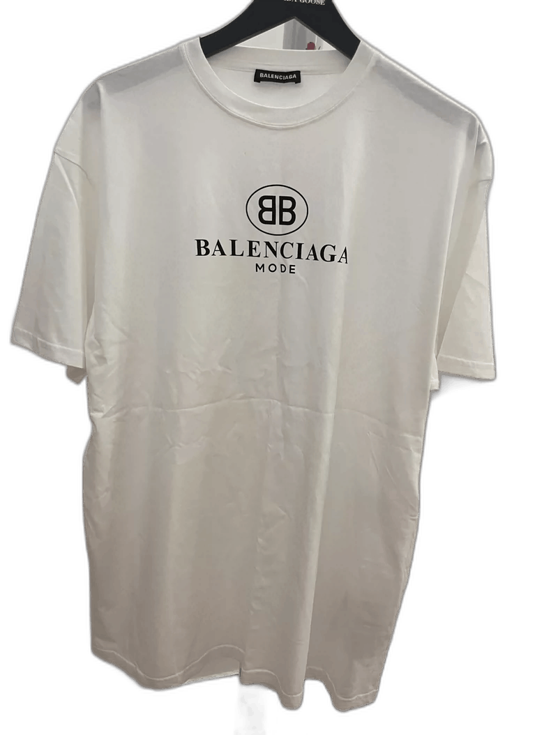 Balenciaga Balenciaga Logo Short Sleeve T-Shirt-yf Size US M / EU 48-50 / 2 - 1 Thumbnail