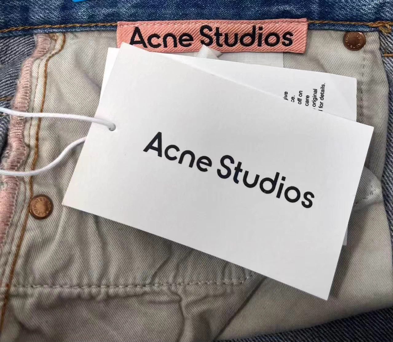 Acne Studios Acne Studios Mud Dyed Wide-Leg Jeans Men's 29/32 Size US 29 - 5 Thumbnail