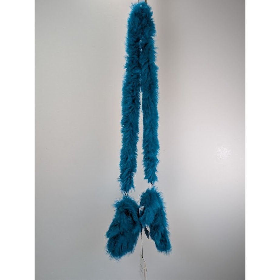 Bottega Veneta o1rshd1 Size: 8.5 / Toscana Shearling Gloves in Blue Size ONE SIZE - 15 Thumbnail