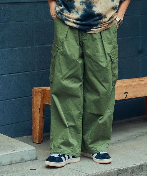 Japanese Brand Rageblue M65 Jungle Wide Cargo Balloon Pants Size US 38 / EU 54 - 11 Thumbnail