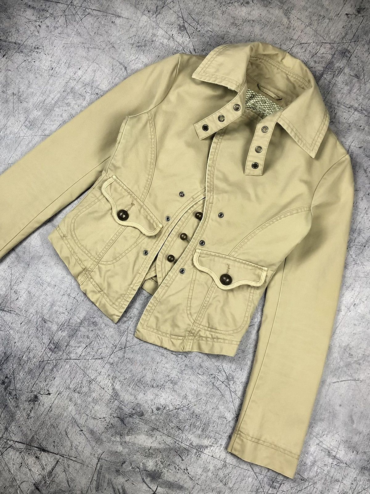 Diesel Y2K Diesel Jacket Rising Sun Avant Garde Size L / US 10 / IT 46 - 1 Thumbnail