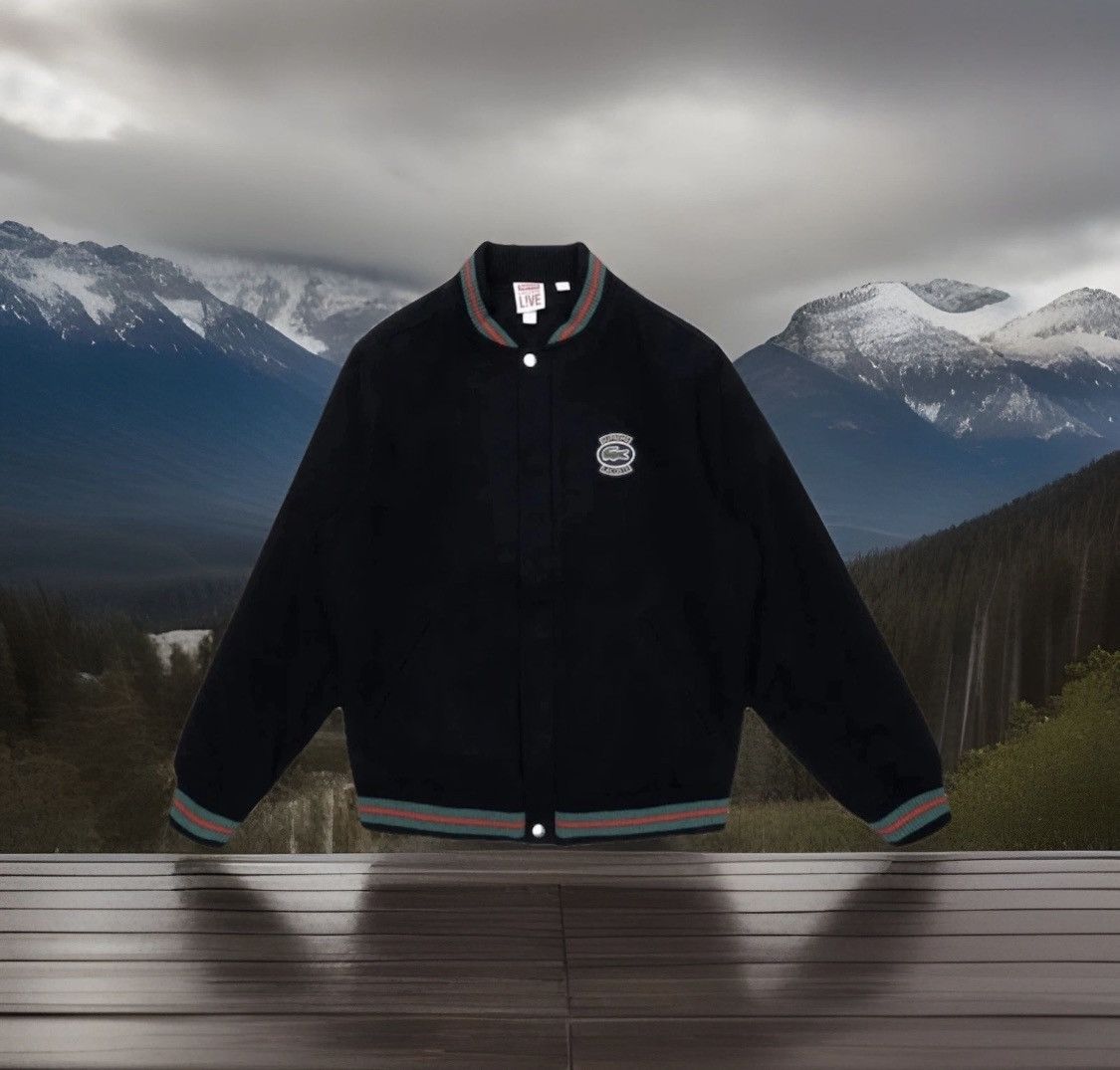Supreme Supreme Lacoste Wool Varsity Jacket SS18J3 SS18 Size US L / EU 52-54 / 3 - 1 Thumbnail