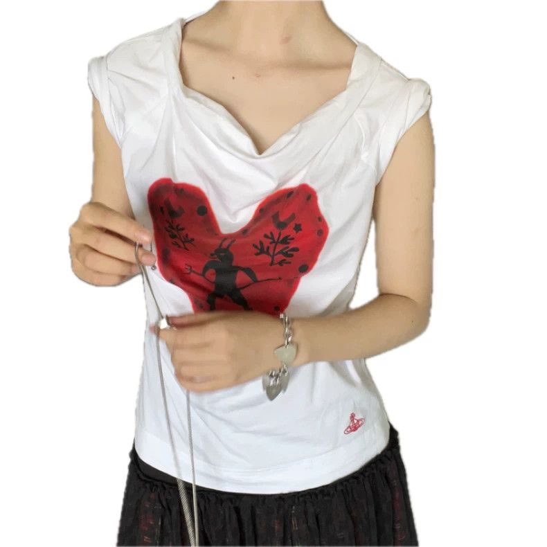 Vivienne Westwood Vivienne Westwood size00 Punk love demon alien shirt Size S / US 4 / IT 40 - 1 Thumbnail