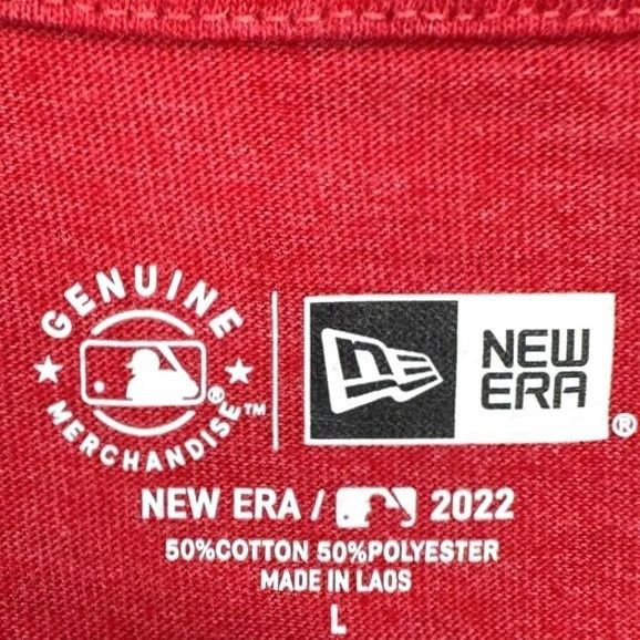 New Era New Era New York Mets Mens Baseball T-Shirt Large Red Crewneck Short Sleeve Tee Size US L / EU 52-54 / 3 - 5 Thumbnail