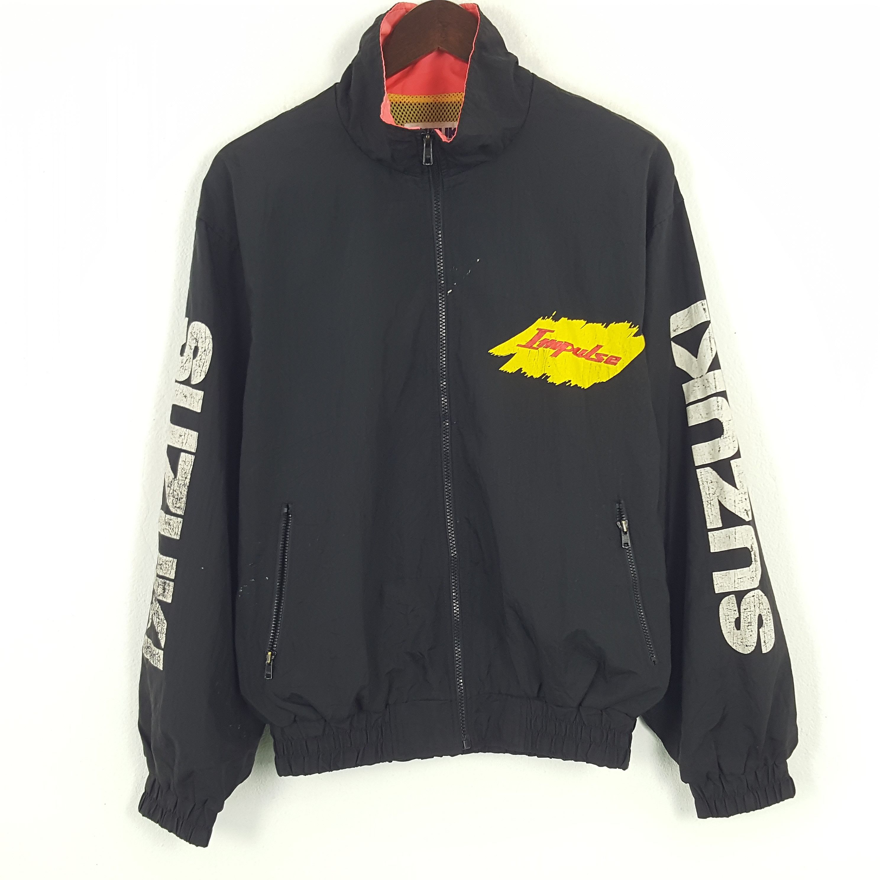 Vintage Vintage Suzuki Impulse Windbreaker Sport Jacket Size US L / EU 52-54 / 3 - 3 Thumbnail