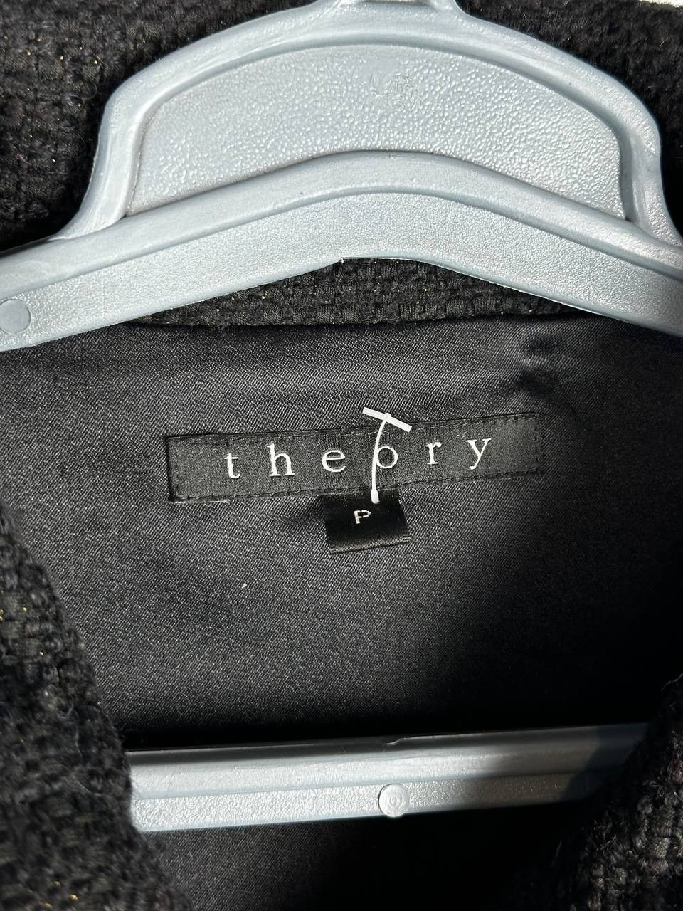 Theory Theory One Size Wool Blend Avant Garde Black Coat Size US M / EU 48-50 / 2 - 5 Thumbnail