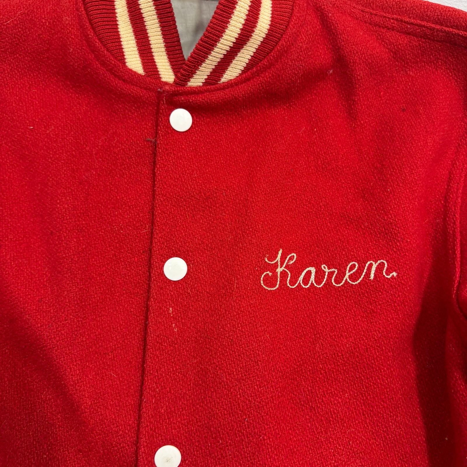 Vintage Vintage 1982 Monroe High Varsity Jacket Small Wool 80s Size US S / EU 44-46 / 1 - 4 Thumbnail