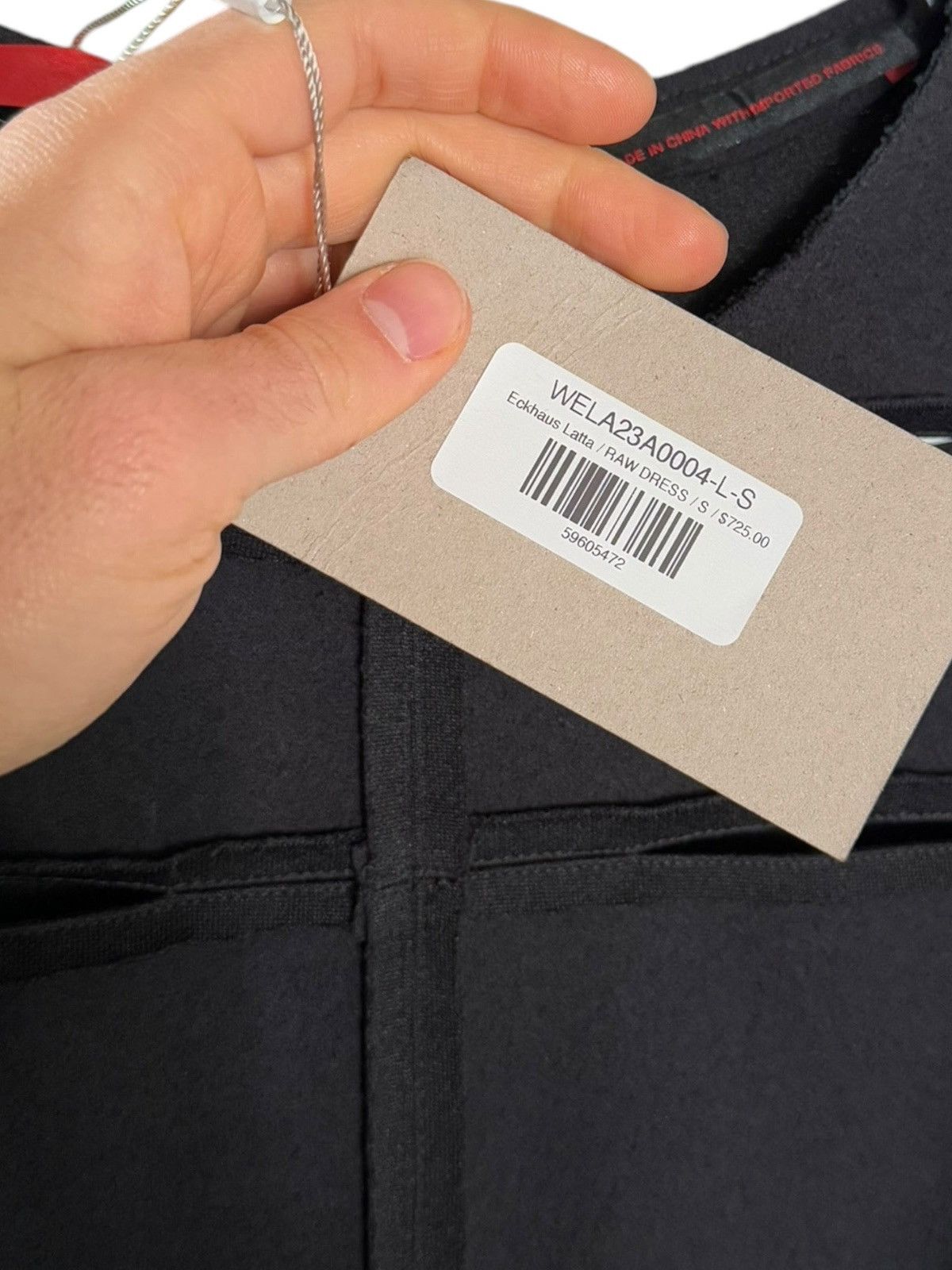 Eckhaus Latta Raw Cut Out Dress Size S / US 4 / IT 40 - 6 Thumbnail