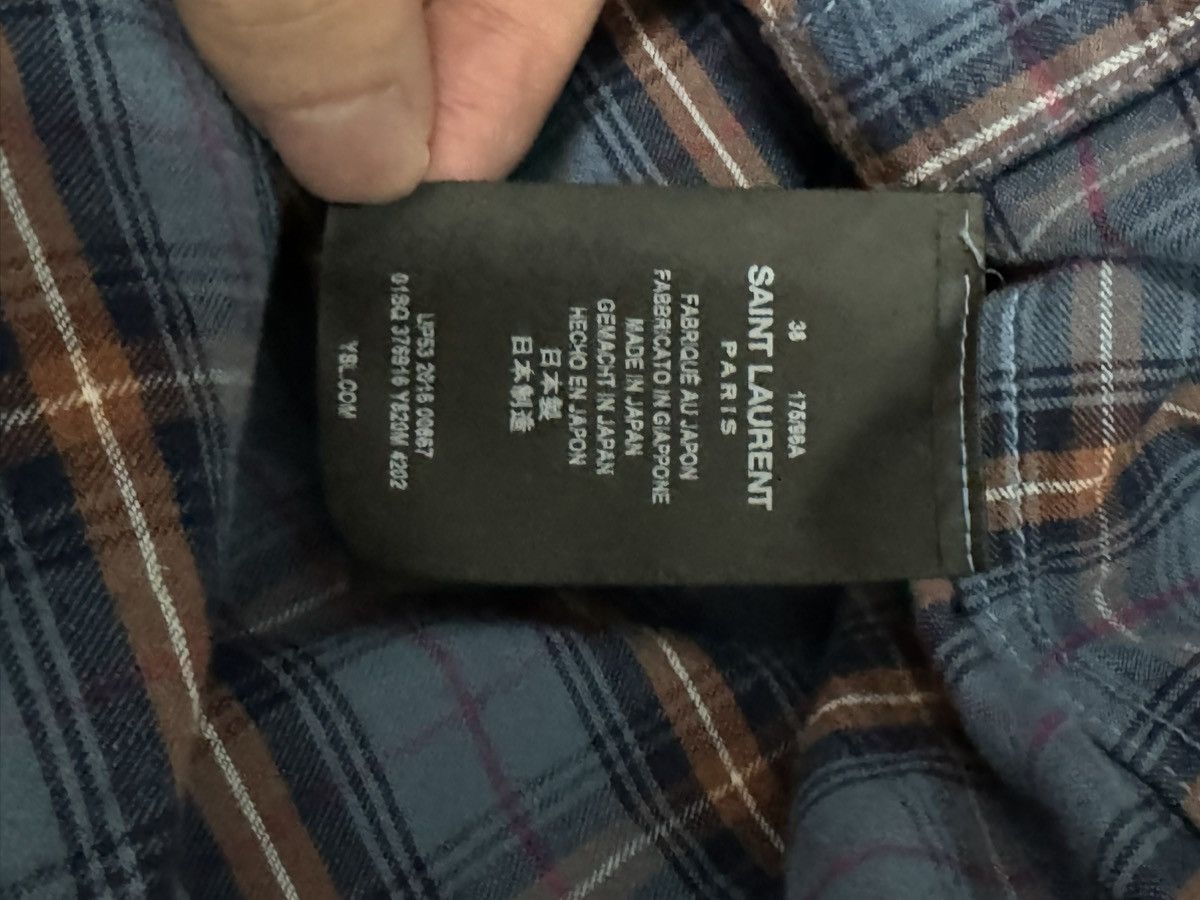 Saint Laurent Paris Saint Laurent flannel shirt Size US M / EU 48-50 / 2 - 12 Thumbnail
