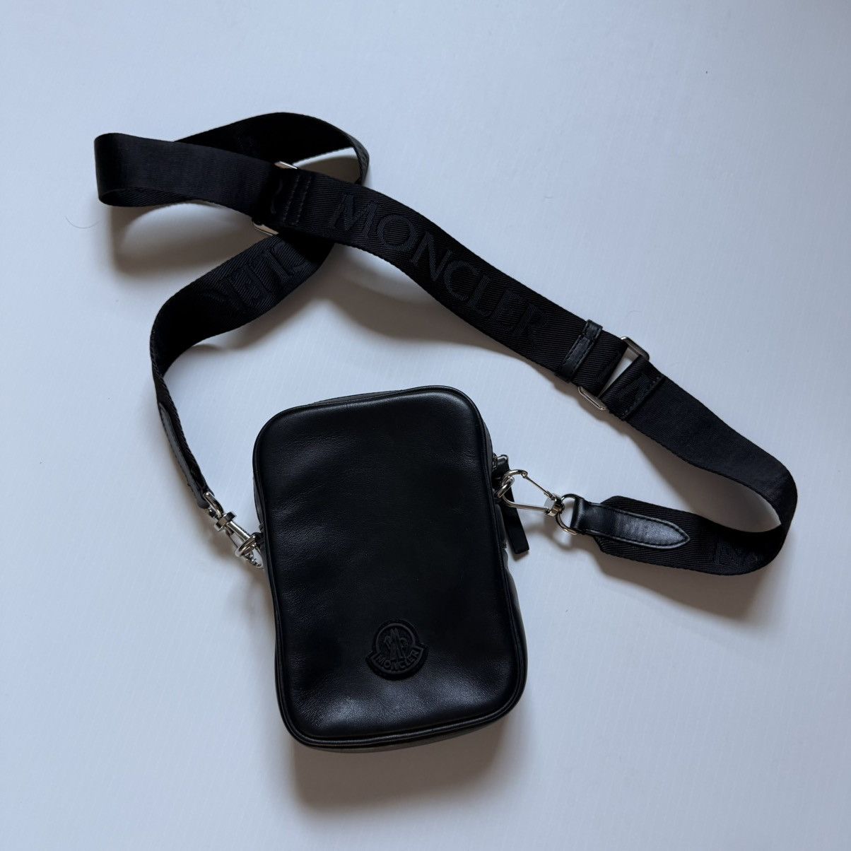 Moncler Moncler Leather Side Bag Size ONE SIZE - 1 Thumbnail