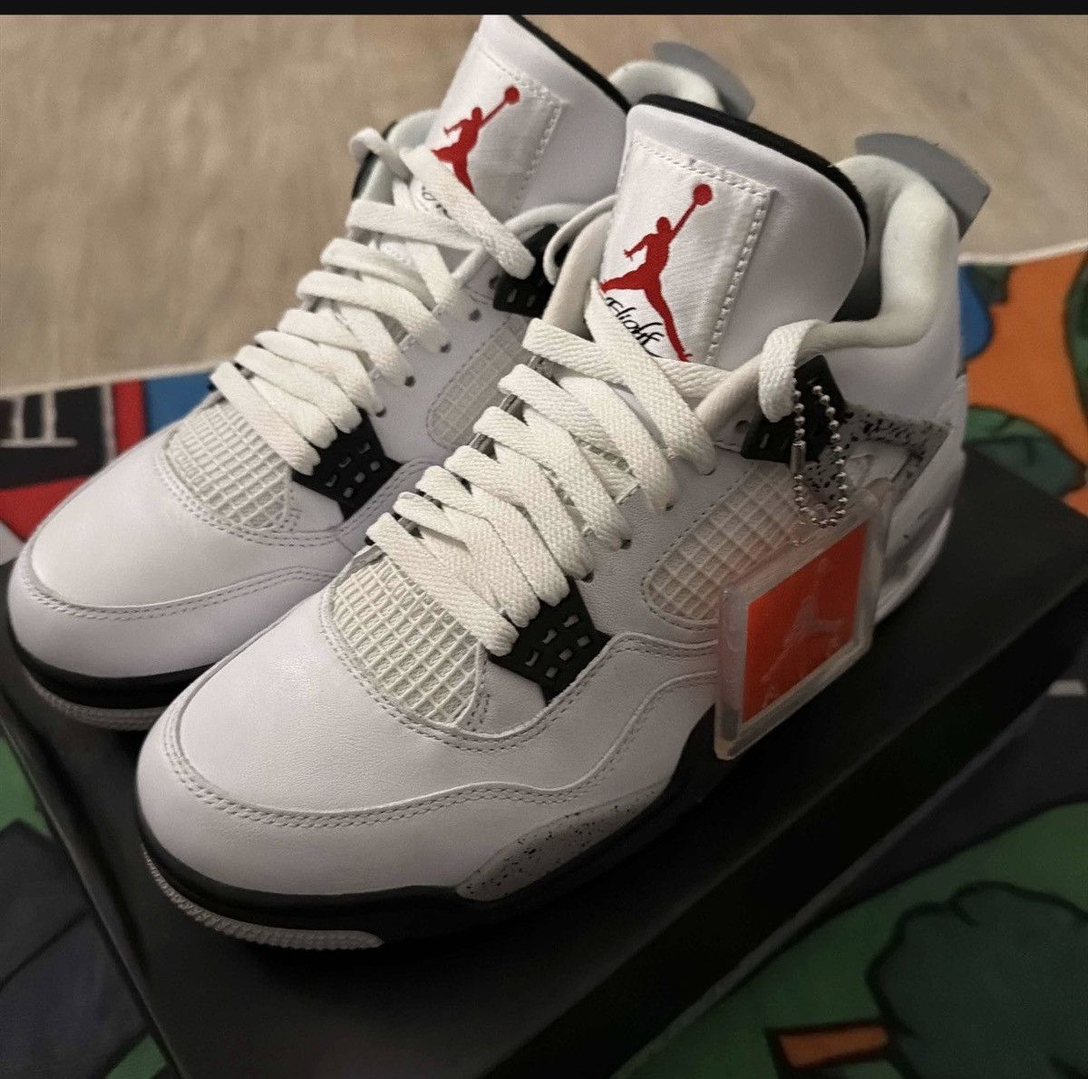 Jordan Brand Air Jordan 4 Retro OG 'White Cement' 2016 Size US 8.5 / EU 41-42 - 1 Thumbnail