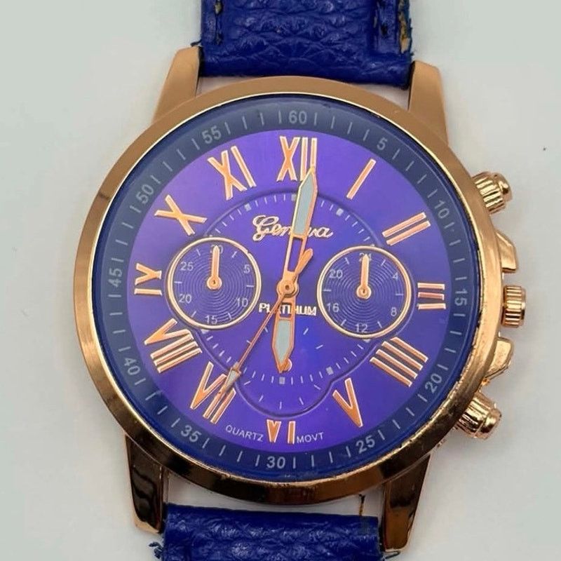 Other Rose Gold & Blue Men’s Watch Size ONE SIZE - 3 Thumbnail