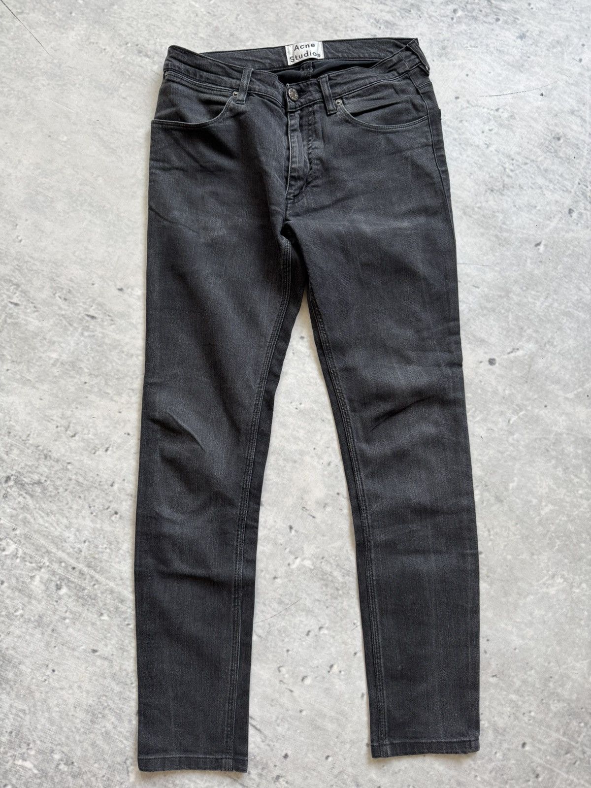 Acne Studios Acne Studio Woman’s Jeans black denim check measurements Size US 28 / EU 44 - 1 Thumbnail