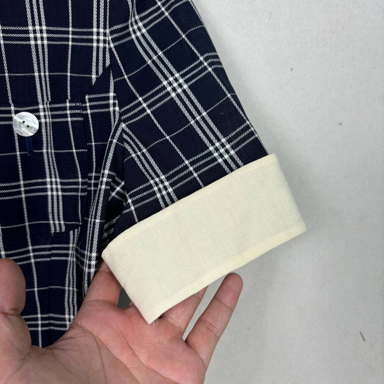 Burberry Authentic Burberry Nova Check Crop Top Blouse Shirt Size S / US 4 / IT 40 - 6 Thumbnail