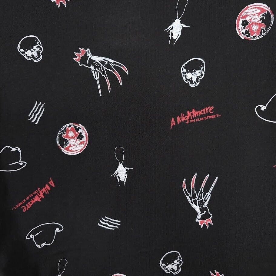 Other Nightmare On Elm Street T Shirt Mens Size Large Black AOP Size US L / EU 52-54 / 3 - 2 Thumbnail